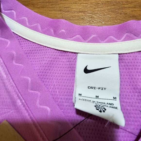 Nike Fly Star Retro Basketball Jersey 90s Standard Issue Lilac Purple Medium M - Picture 5 of 12